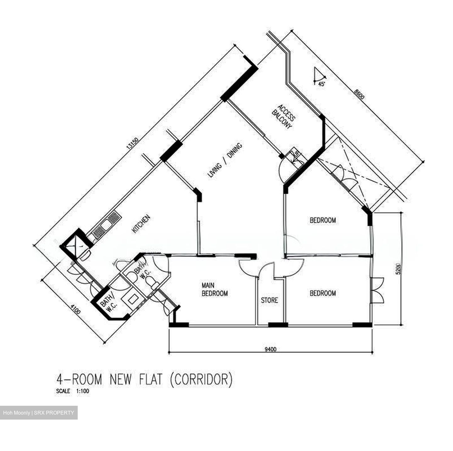 Blk 257 Jurong East Street 24 (Jurong East), HDB 4 Rooms #634448381